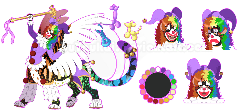 Tauric Anthro Clown Sphinx